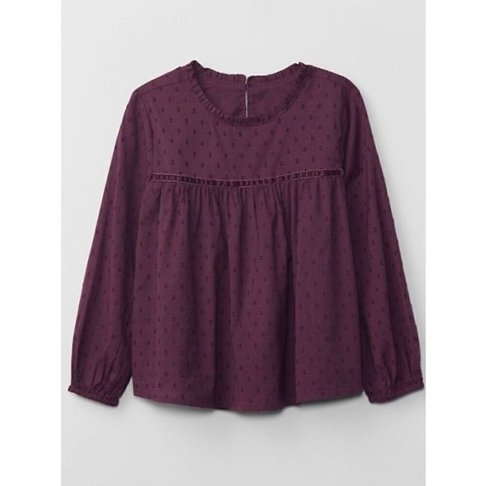 NEW Gap Kids Girls XS (4/5) Swiss Dot Top